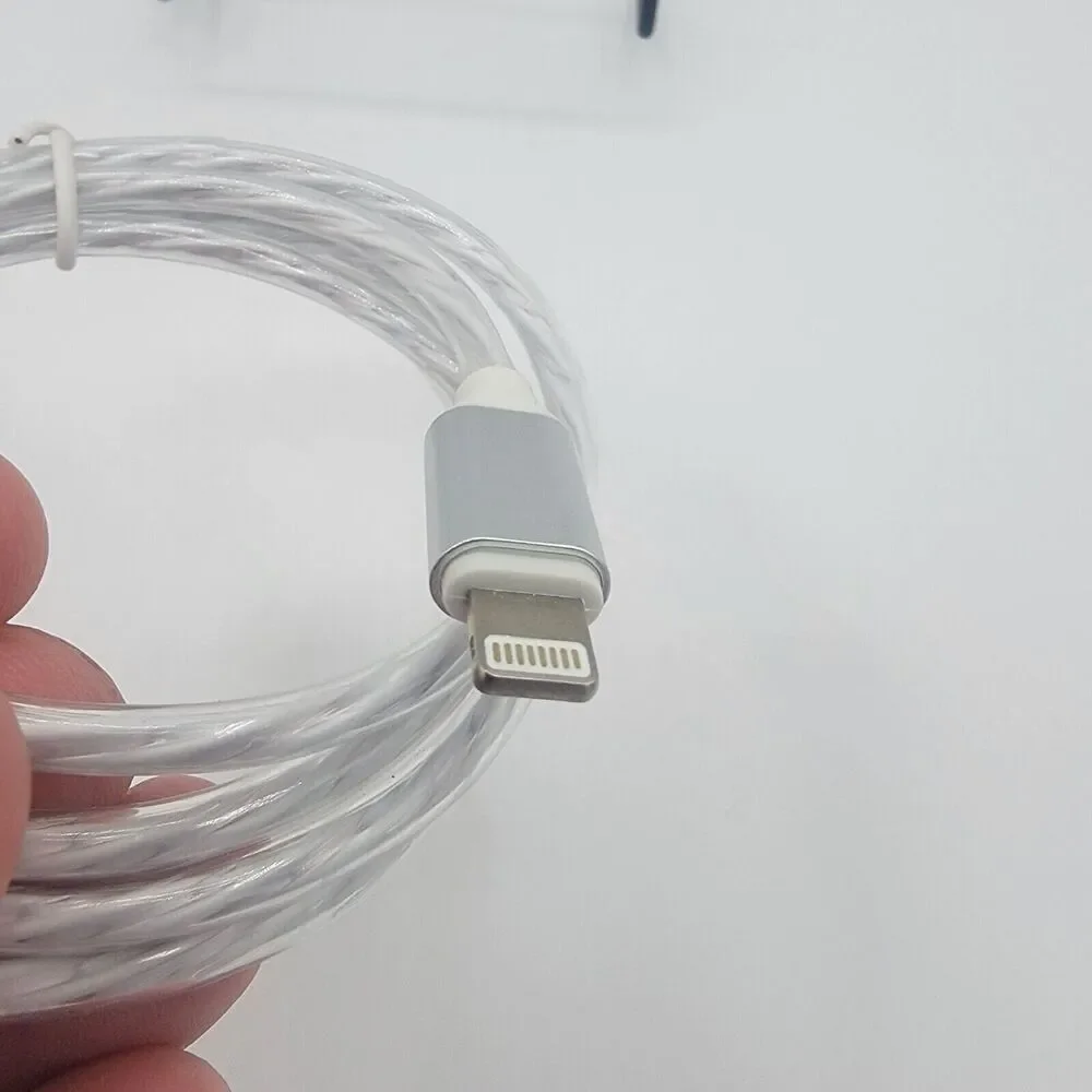 LED Light Up USB Phone Fast Charger Cable Cord For iPhone New Multi Colored